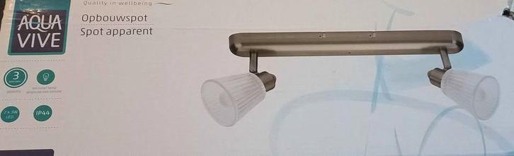Aquavive opbouwspot lamp, Huis en Inrichting, Lampen | Overige, Zo goed als nieuw, Ophalen