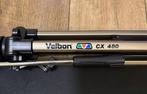 Velbon CX 480 foto en filmstatief met fluid panhead, Ophalen, Driepoot, Zo goed als nieuw, Minder dan 150 cm