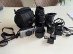 Panasonic DMC-GF1 met 14-45 en 45-200 lenzen, Audio, Tv en Foto, Fotocamera's Digitaal, Ophalen, Zo goed als nieuw, Overige Merken