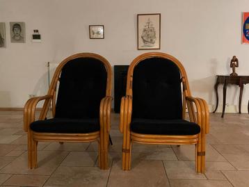 2 houten stoelen/fauteuils in goede staat beschikbaar voor biedingen