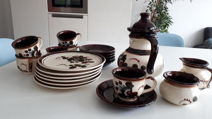 Te koop vintage koffieservies Schramberg, Antiek en Kunst, Antiek | Keramiek en Aardewerk, Ophalen