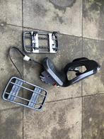 Kinderzitje achter Yepp + bagagerekje, Fietsen en Brommers, Fietsaccessoires | Fietsstoeltjes, Ophalen, Gebruikt, Achterzitje