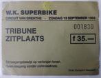 TT Assen gebruikte entree kaarten Superbike 1992 - 2015, Ophalen, Gebruikt, Motoren