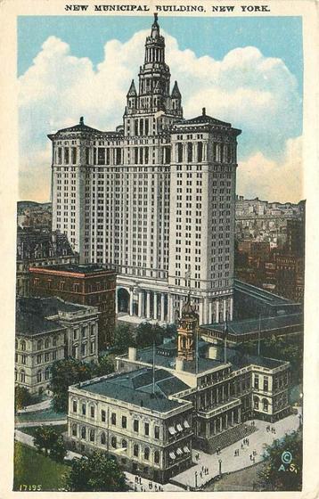 (381-176-021) New York  New Muncipal Building beschikbaar voor biedingen