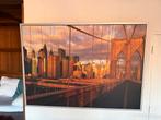 IKEA poster New York in aluminium lijst 140x100cm, Ophalen, 125 cm of meer, Zo goed als nieuw, Foto of Poster