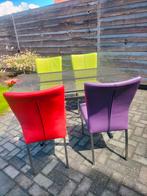leder, Ophalen, Gebruikt, Zwart, Vijf, Zes of meer stoelen