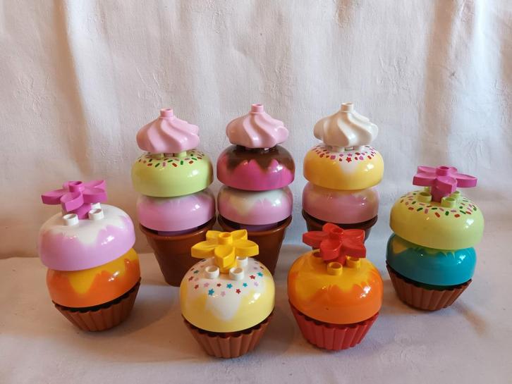 Duplo ijsjes cupcakes taartjes grote set, Kinderen en Baby's, Speelgoed | Duplo en Lego, Zo goed als nieuw, Duplo, Ophalen of Verzenden