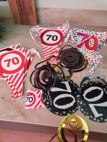 versiering 70 jaar beschikbaar voor biedingen