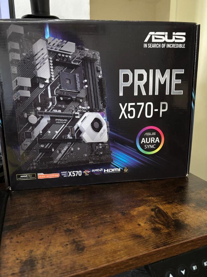ASUS Prime X570-P Moederbord, Computers en Software, Moederborden, Zo goed als nieuw, AMD, DDR4, Ophalen of Verzenden