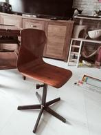 Houten bureaustoel, Ophalen of Verzenden