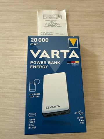 Varta Powerbank 20000 mAh beschikbaar voor biedingen