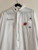 Witte blouse katoen met borduursel, The Sting, Verzenden, Wit, Zo goed als nieuw