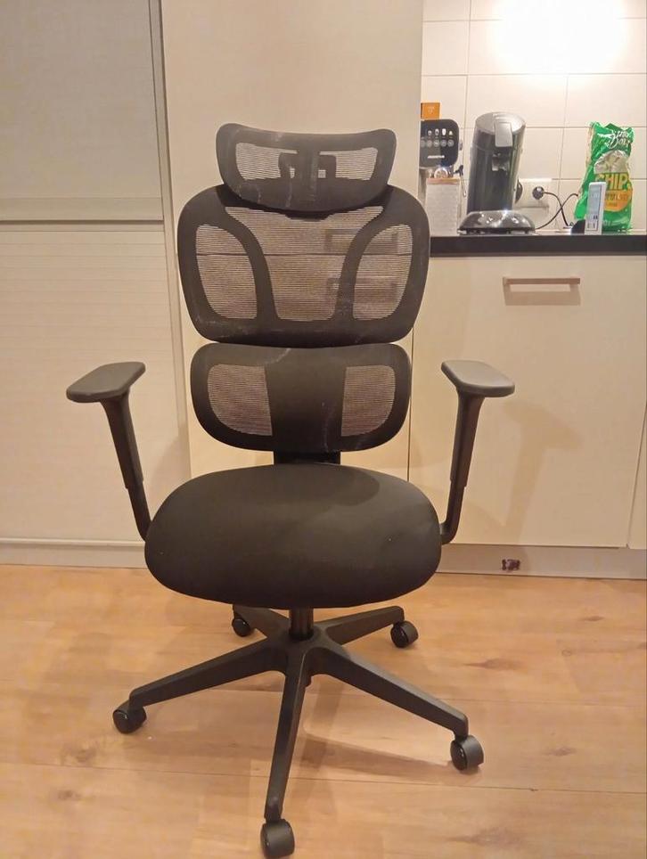 Nieuwe Flexispot BS5BB Bureaustoel, Huis en Inrichting, Bureaustoelen, Nieuw, Bureaustoel, Zwart, Ergonomisch, Ophalen of Verzenden