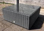 Beach 7 lounge tuintafel met glasplaat zgan, Tuin en Terras, Ophalen, Gebruikt
