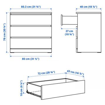 Ikea Malm kast - afbeelding 3