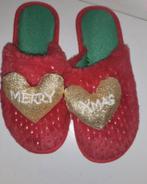 Leuke zachte kerstsloffen, maat 36/37, nieuw., Nieuw, Ophalen of Verzenden, Pantoffels of Sloffen, Rood