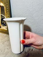 Vintage retro design vaas bloemenvaas wit porselein Arzberg, Wit, Aardewerk of Porselein, Ophalen of Verzenden, Zo goed als nieuw