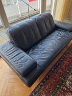 Rolf Benz, zwarte leren bank in Hellevoetsluis, Ophalen