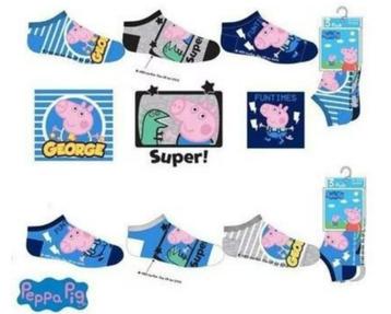 Peppa Pig Sneakersokken George - 3 paar - Maat 31/34 beschikbaar voor biedingen