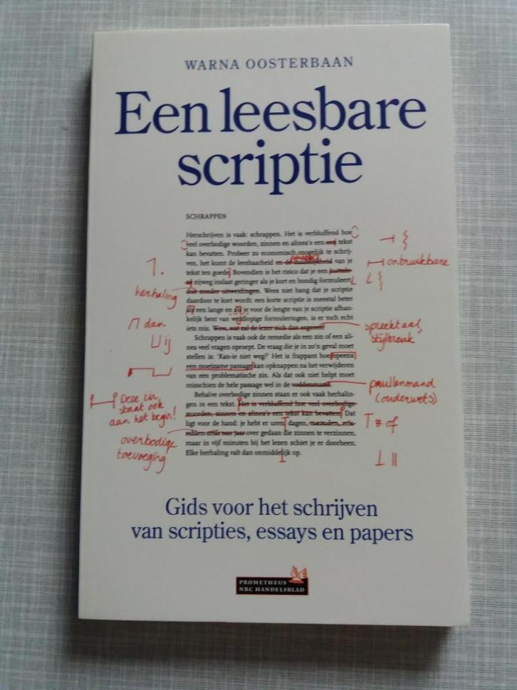 Een leesbare scriptie, Boeken, Studieboeken en Cursussen, Gelezen, Ophalen of Verzenden