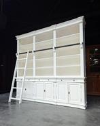 Witte Boekenkast | Winkelkast | XXL Bibliotheekkast #2178, Niet ingevuld, Metaal, Niet ingevuld, Ophalen of Verzenden