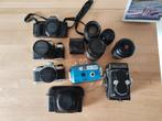 Partij analoge cameras, OM10, Canon, Yashica, pentax, Audio, Tv en Foto, Fotocamera's Analoog, Ophalen of Verzenden, Gebruikt