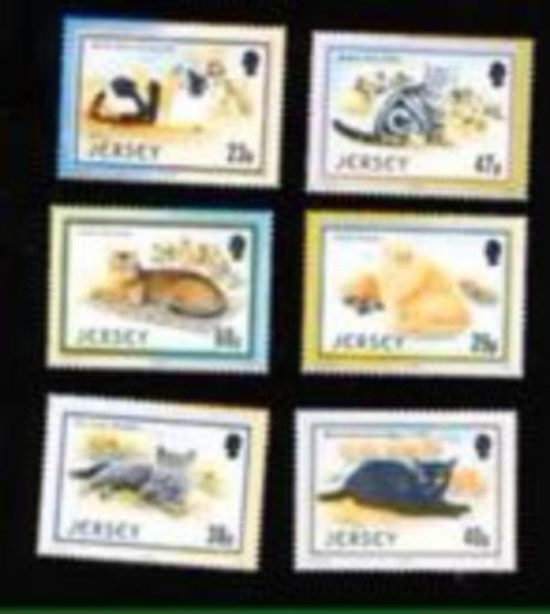 Jersey serie POES  POSTFRIS jaar 2002, Postzegels en Munten, Postzegels | Europa | UK, Postfris, Verzenden