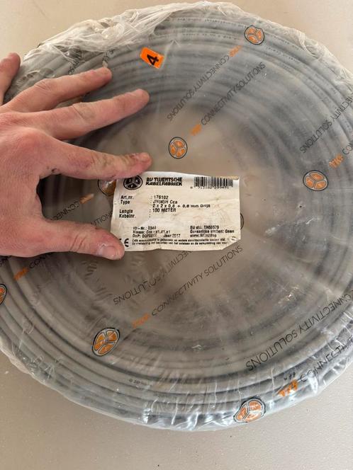 Circa 75m TKF 2x2x0,8+0,8 signaal kabel bv thermostaat alarm, Doe-het-zelf en Verbouw, Elektra en Kabels, Nieuw, Kabel of Snoer