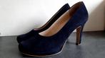 Paul Green pumps suede donkerblauw maat 37.5, Kleding | Dames, Schoenen, Ophalen of Verzenden, Zo goed als nieuw, Blauw