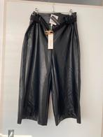 NIEUW CAMBIO BROEK CULOTTE ZWART NEP LEER MET CEINTUUR 36 S, Kleding | Dames, Zwart, Nieuw, Ophalen of Verzenden, Driekwart