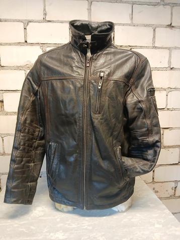 Stoere leren herenjas beschikbaar voor biedingen