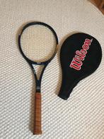 Vintage Wilson rl3000 Graphite Tennis Racket jaren 90 + hoes, L2, Gebruikt, Ophalen of Verzenden, Wilson