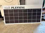 Groot whiteboard. weekplanner, weekplanning, Ophalen, Zo goed als nieuw