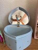 Vintage elfjes doosje muziekdoosje sieradendoosje dans elfje, Blauw, Ophalen of Verzenden, Hardcase, Zo goed als nieuw
