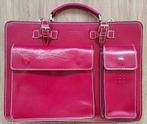 Vintage Vera Pelle leren aktetas - rood, Ophalen of Verzenden, Zo goed als nieuw, Rood