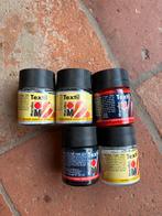 Set van 5 potjes Marabu Textielverf (50ml), Hobby en Vrije tijd, Ophalen of Verzenden, Gebruikt, Overige typen