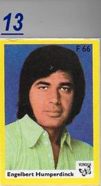 F66 luciferdoosje nr 13 filmsterren engelbert humperdinck, Ophalen of Verzenden, Zo goed als nieuw, Luciferdoosjes of -merken