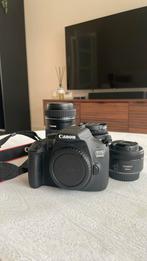 Canon EOS 2000D met Double Zoom + 50mm Prime, Ophalen of Verzenden, Zo goed als nieuw, Spiegelreflex, Canon