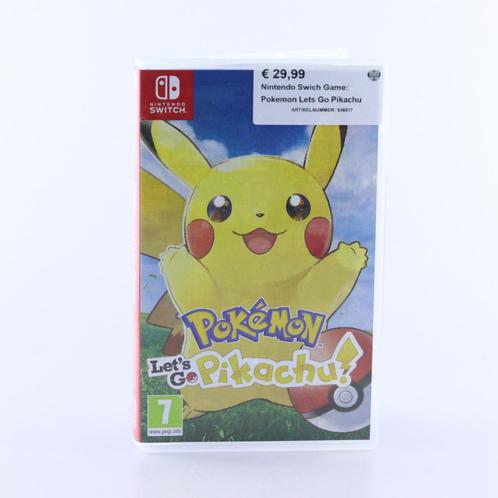 Nintendo Swich Game: Pokemon Lets Go Pikachu, Spelcomputers en Games, Spelcomputers | Nintendo Switch, Zo goed als nieuw