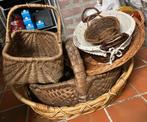Rieten kunststoffen was manden, verschillende kleuren vormen, Huis en Inrichting, Woonaccessoires | Schalen en Manden, Overige materialen
