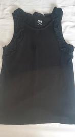 Top / hemd zwart met ruches nieuw maat 140 c&a, Kinderen en Baby's, Kinderkleding | Maat 140, Meisje, C & A, Nieuw, Ophalen of Verzenden