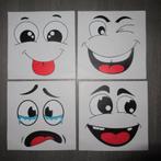 4x pvc sticker voor bijv afvalbak/kliko, Ophalen of Verzenden, Nieuw