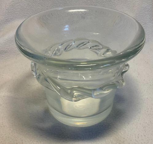 DAUM vaas - Model Sorcy - Vintage, Huis en Inrichting, Woonaccessoires | Vazen, Gebruikt, Overige kleuren, Minder dan 50 cm, Glas
