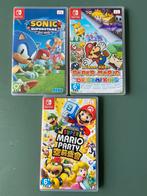 Nintendo Switch Games - Sonic, Mario, Party - Zo goed als ni, Avontuur en Actie, Online, 1 speler, Ophalen of Verzenden