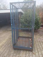Openhaardhout opslag transportkooi, Tuin en Terras, Ophalen, Gebruikt, IJzer