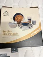 16 delig Servies set 2x pannen set nieuw! Camperen, Nieuw, Ophalen of Verzenden, Bord(en), Overige stijlen
