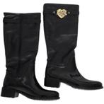 Moschino. Hoge zwarte laarzen. Nieuwstaat. Authentiek., Hoge laarzen, Love Moschino, Zwart, Ophalen of Verzenden