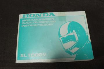 Honda XL1000V 1998 motorfiets instructie boekje XL 1000 V beschikbaar voor biedingen