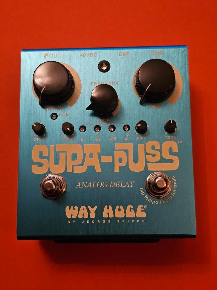 Way Huge Supa-Puss Analog Delay, Muziek en Instrumenten, Effecten, Zo goed als nieuw, Delay of Echo, Ophalen of Verzenden