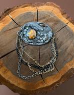 Vintage Victoriaanse broche, Met strass, Overige materialen, 4 tot 7 cm, Ophalen of Verzenden